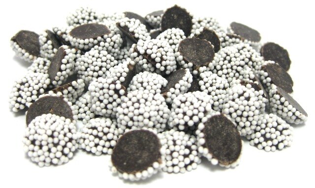 White Mini Dark Chocolate Nonpareils Premium Chocolates White Mini Dark Chocolate Nonpareils Premium Chocolates