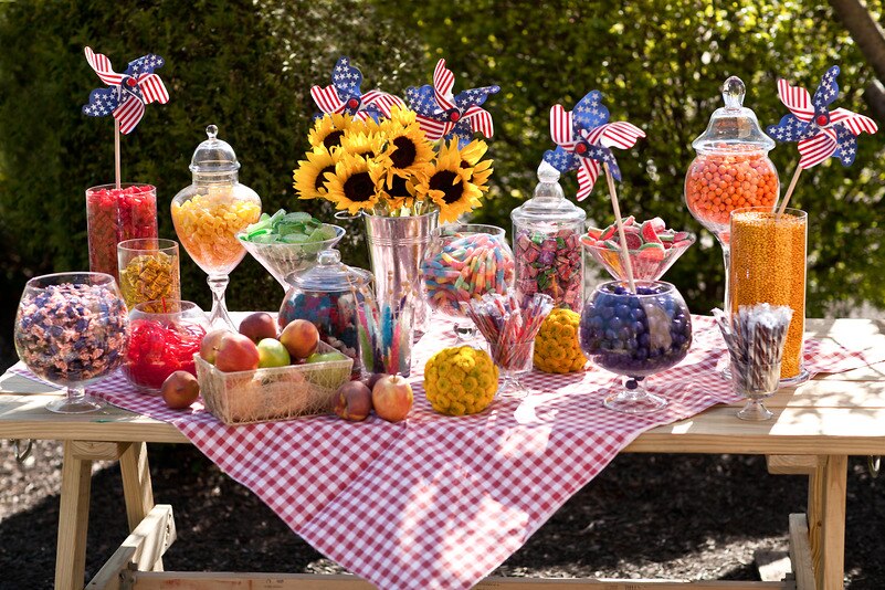 Summer Candy Buffet — Candy Buffets — Wedding Candy —