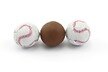 Chocolate Foil Baseballs