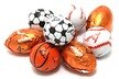 Chocolate Foil Sport Balls